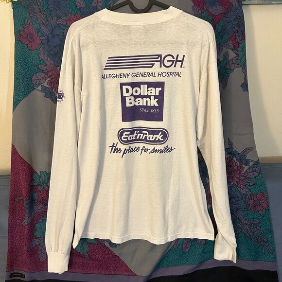 Vintage graphic long sleeves white large - Picture 5 of 5
